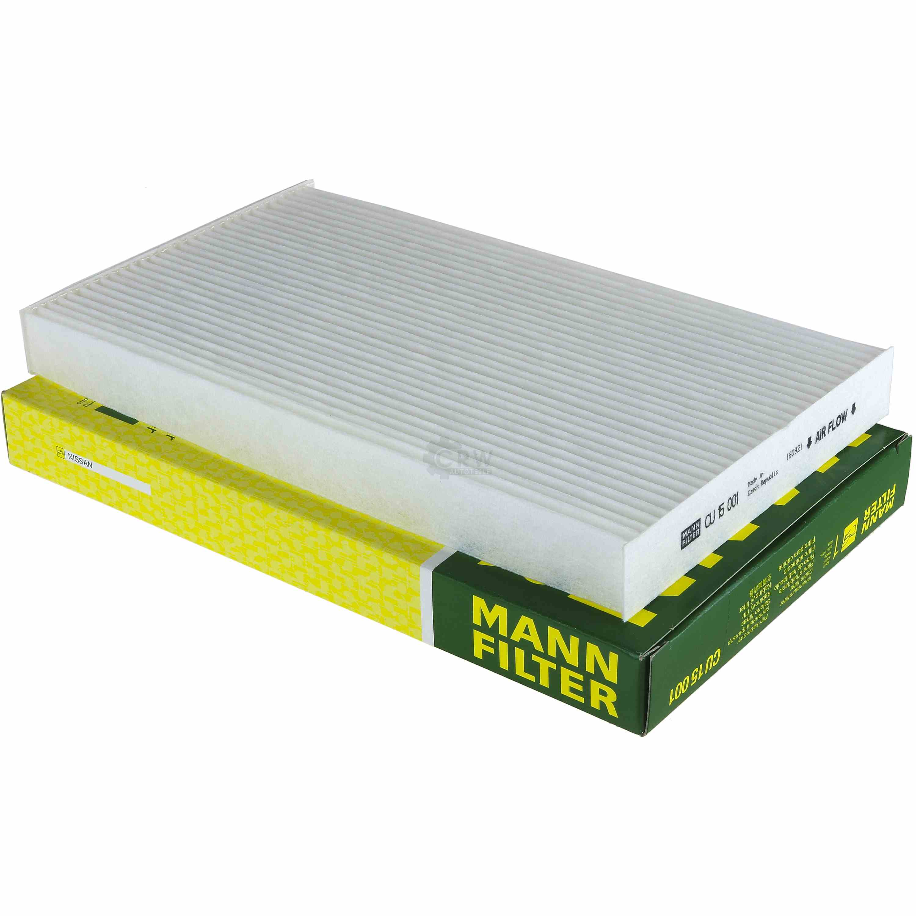 MANN-FILTER Innenraumfilter Pollenfilter CU 15 001