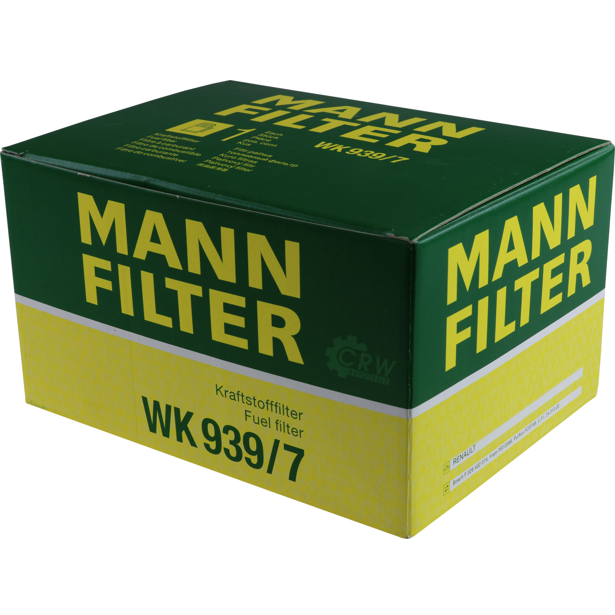 MANN-FILTER Kraftstofffilter WK 939/7 Fuel Filter