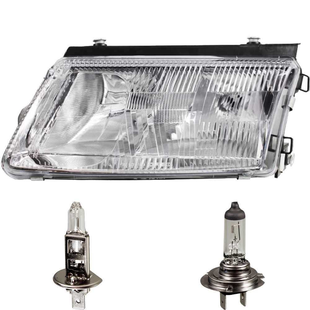 Scheinwerfer links für VW Passat B5 Typ 3B Bj. 96-00 H7+H1 inkl. PHILIPS Lampen