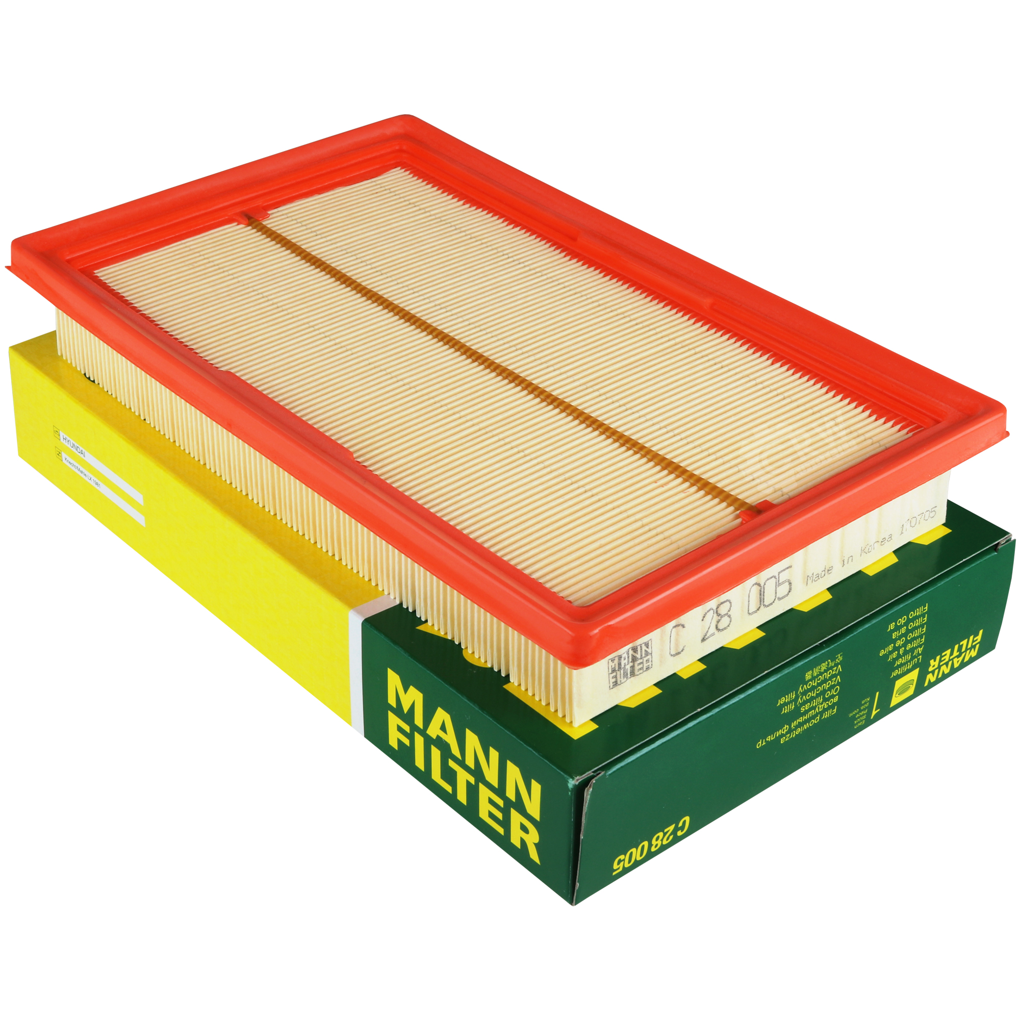 MANN-FILTER Luftfilter für Hyundai Atos MX 1.1