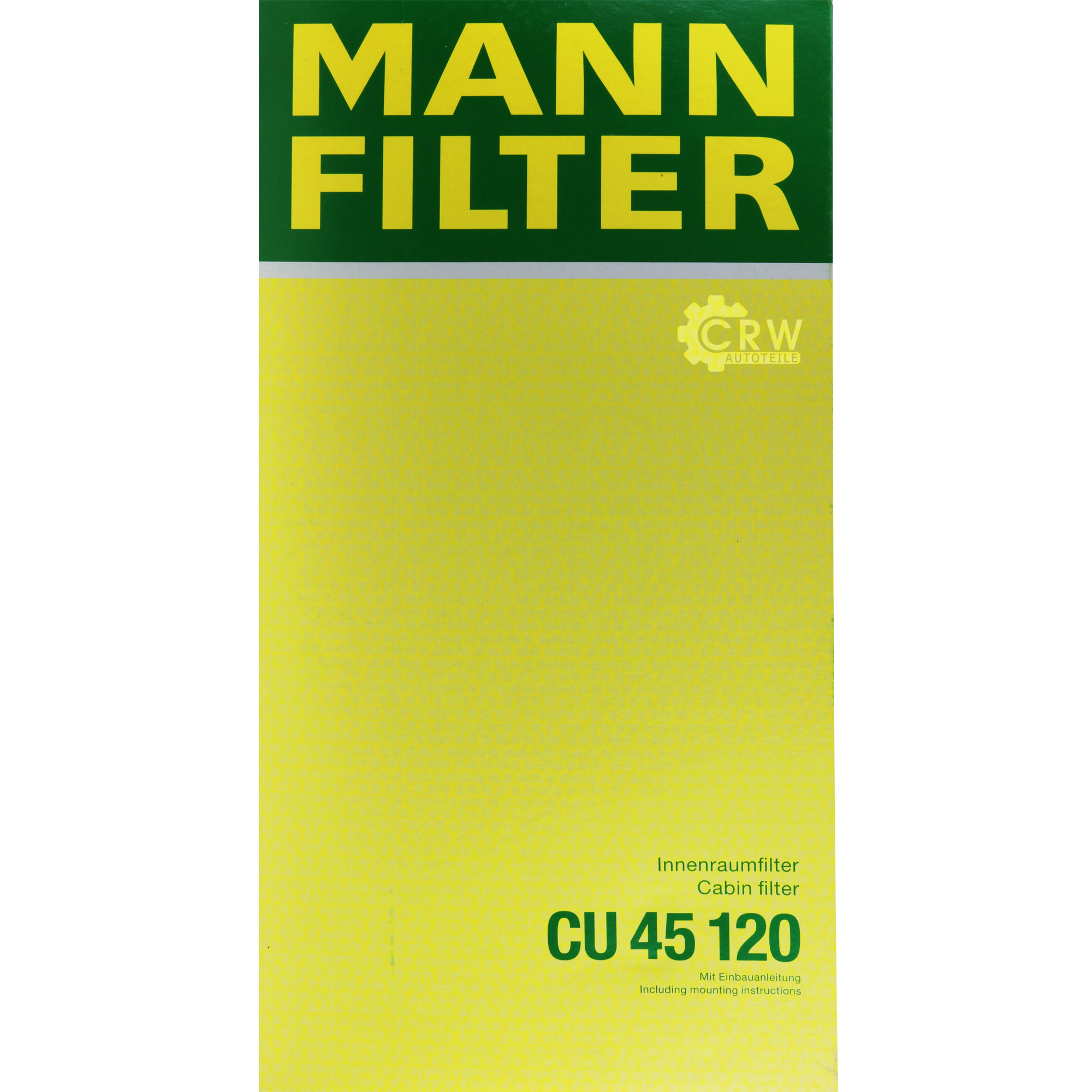 MANN-FILTER Filter Innenraumluft CU 45 120
