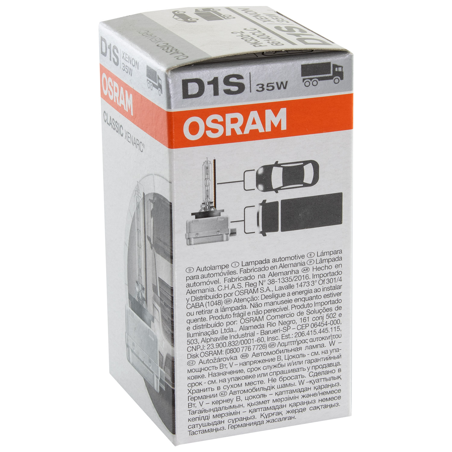 OSRAM D1S 85V/35W PK32d-2 Xenarc Classic  Xenon Brenner