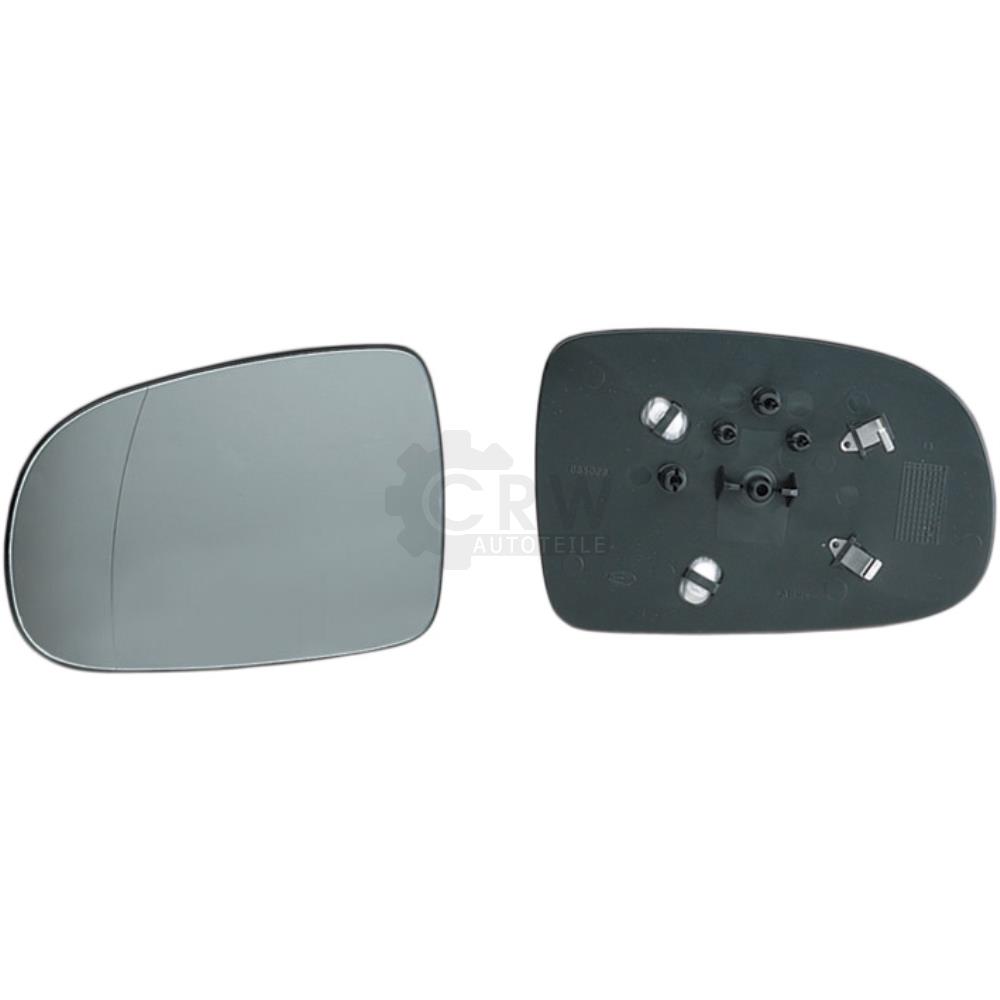 Spiegelglas + Haltefuss Rechts für Opel Corsa C F08 F68 1.2 1.0 Tigra Twintop