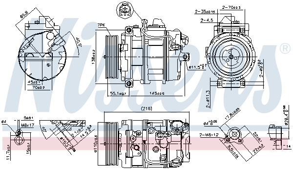 Kompressor Klimaanlage Klimakompressor passend für BMW 3er Coupe E92 E93 E89