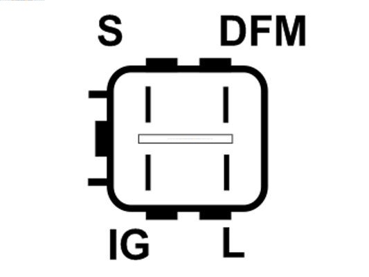 AS-PL Lichtmaschine Generator 100A 12V für Toyota Avensis Station Wagon 2.0