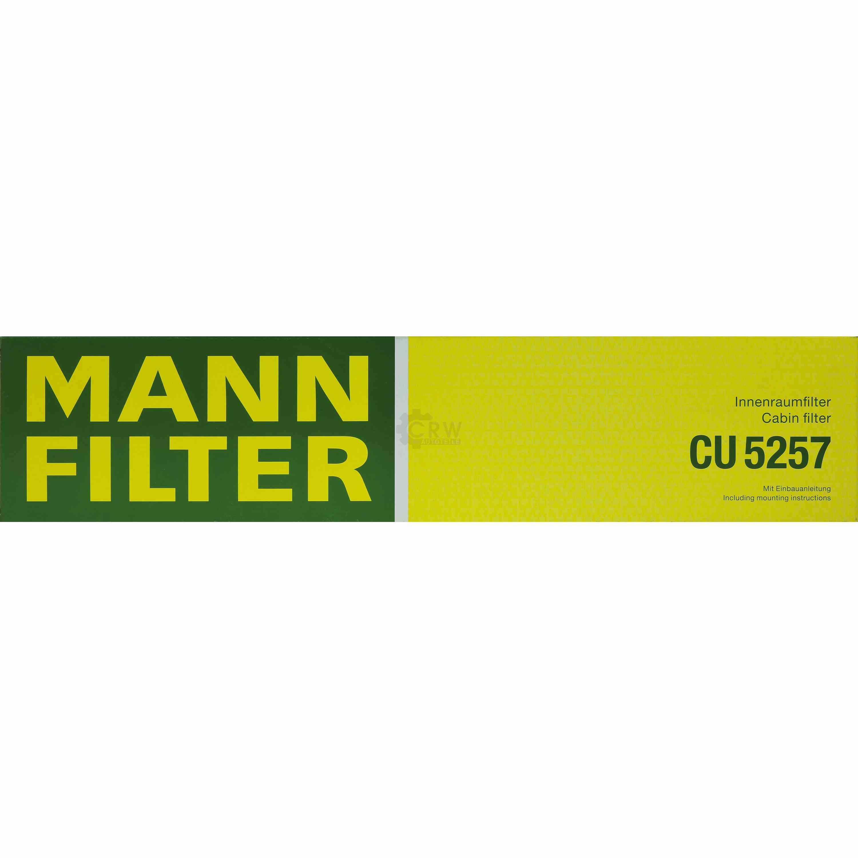 MANN-FILTER Innenraumfilter Pollenfilter CU 5257