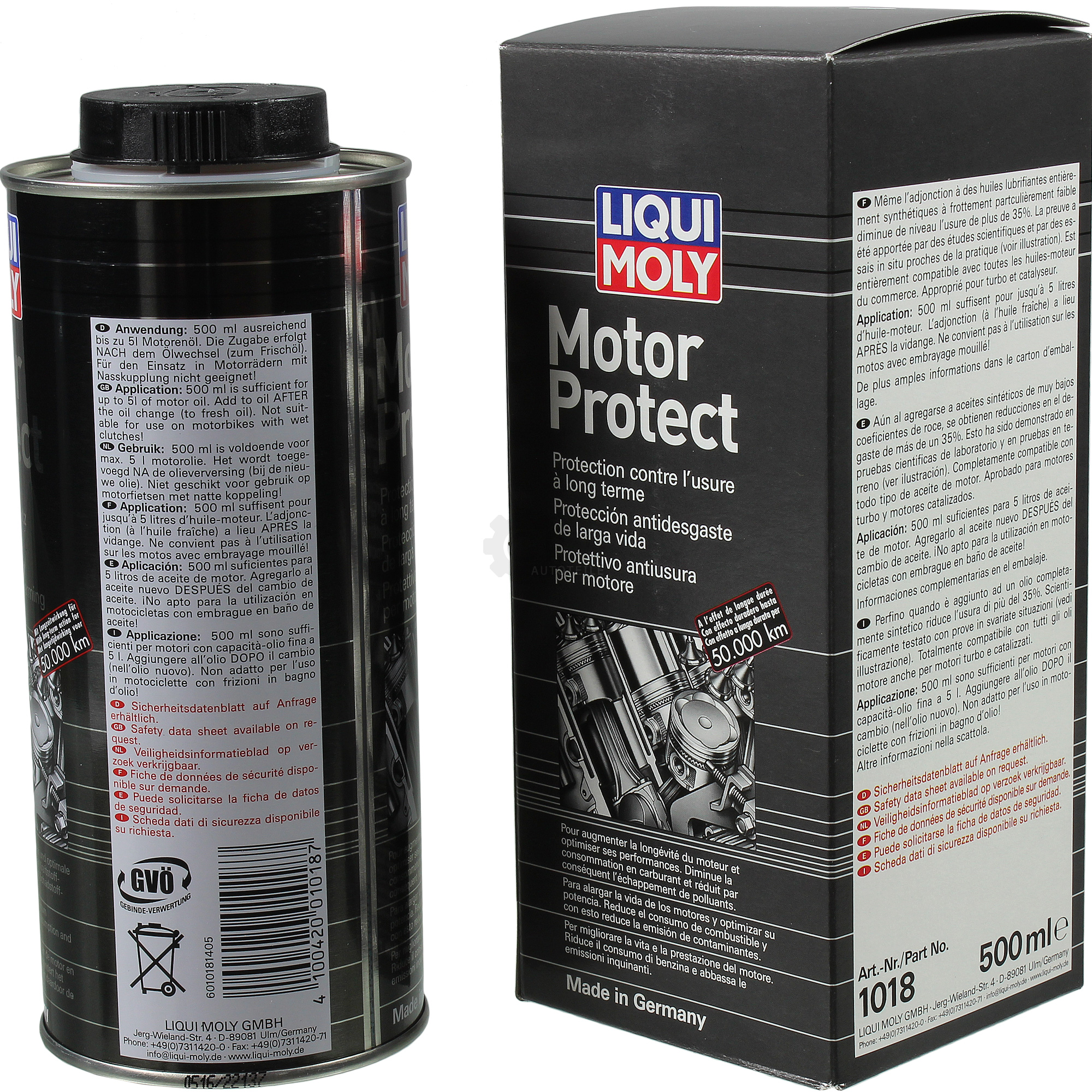 LIQUI MOLY Ventil Sauber MotorClean MotorProtect und Cera Tec
