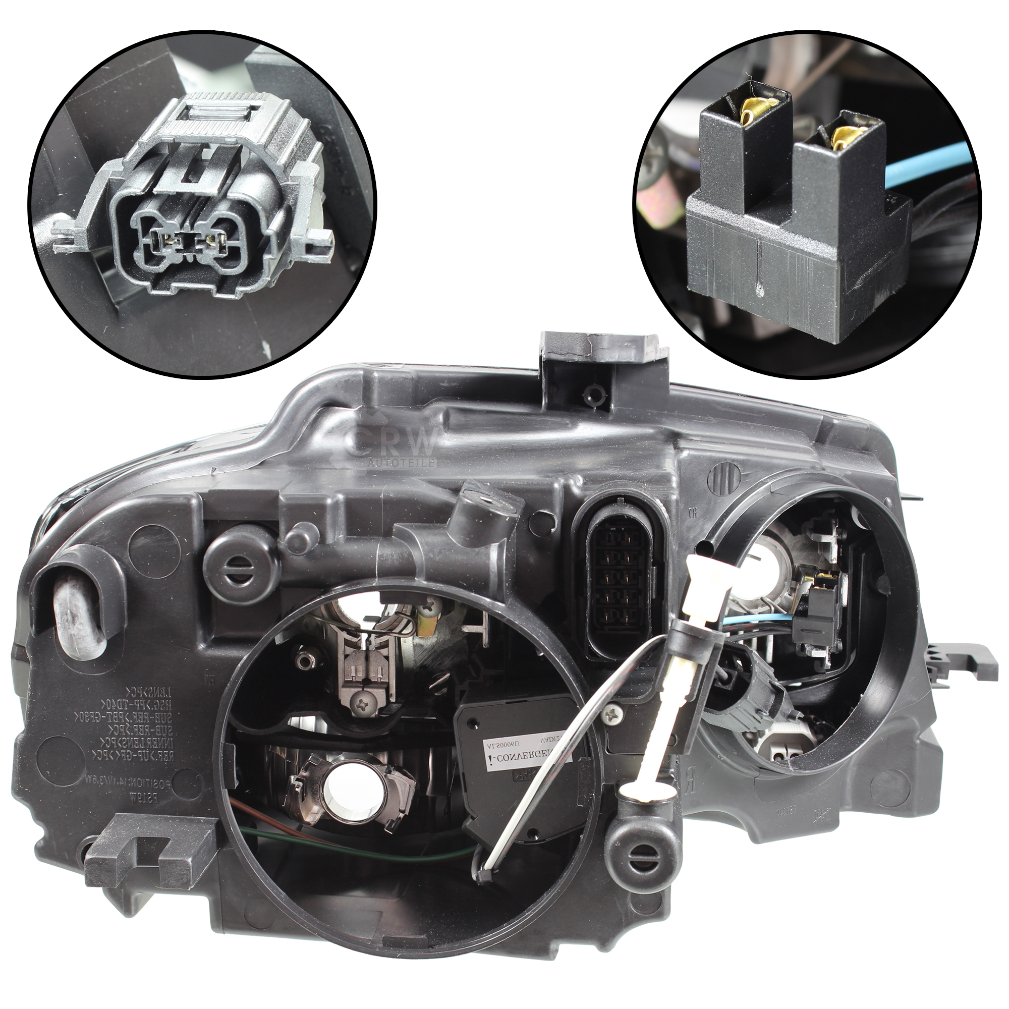 Scheinwerfer Set Satz für Audi A3 8P Bj 08-12 H7/H7 inkl. Stellmotoren Facelift 