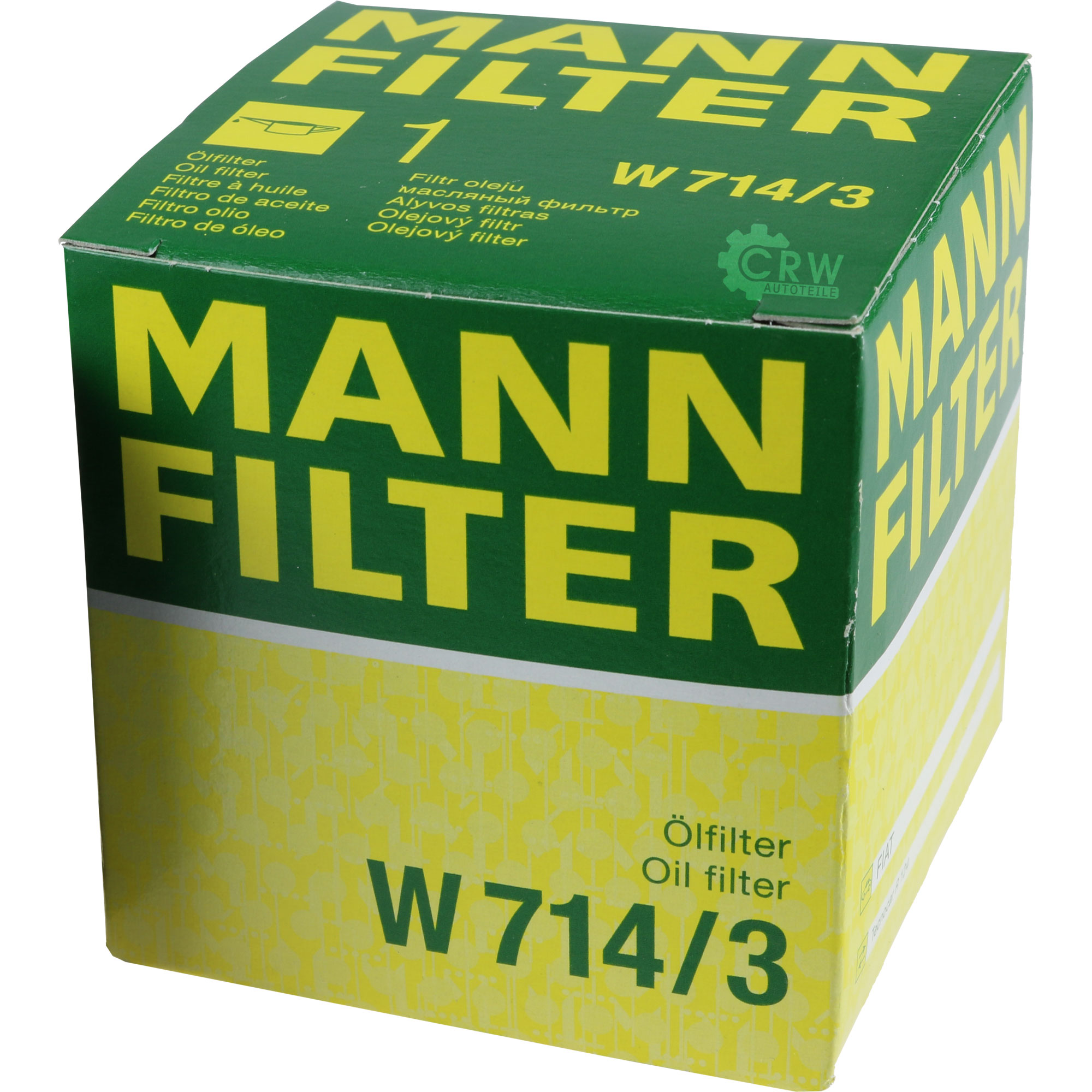 MANN-FILTER Ölfilter W 714/3 Oil Filter