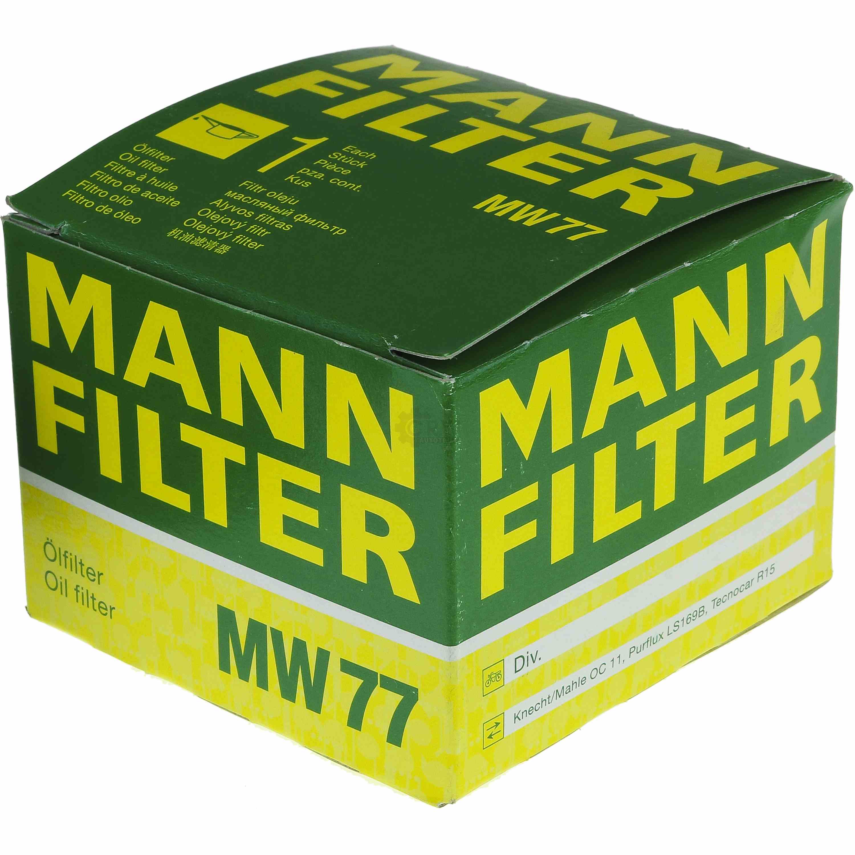 MANN-FILTER Ölfilter MW 77 Oil Filter