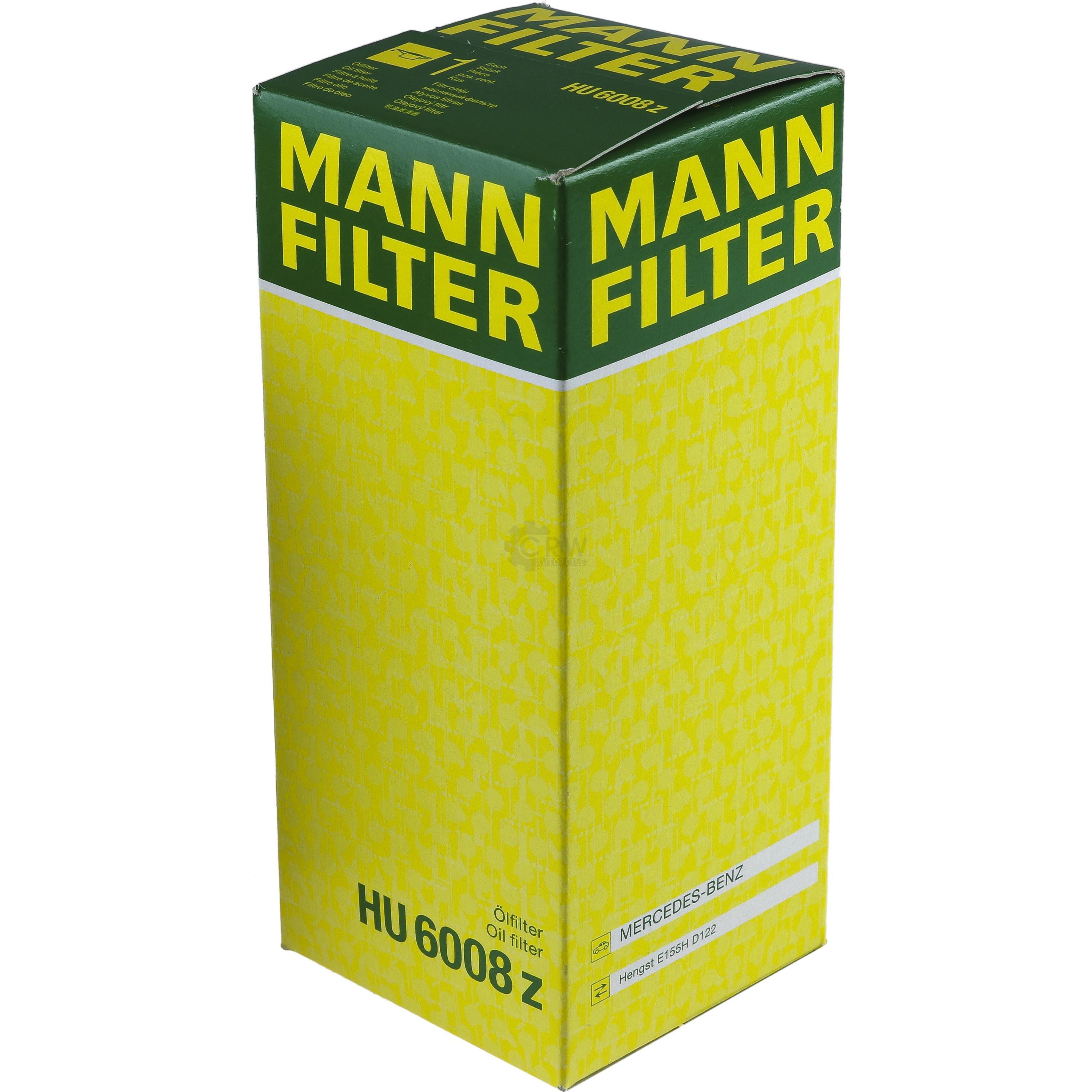 MANN-FILTER Ölfilter HU 6008 z Oil Filter