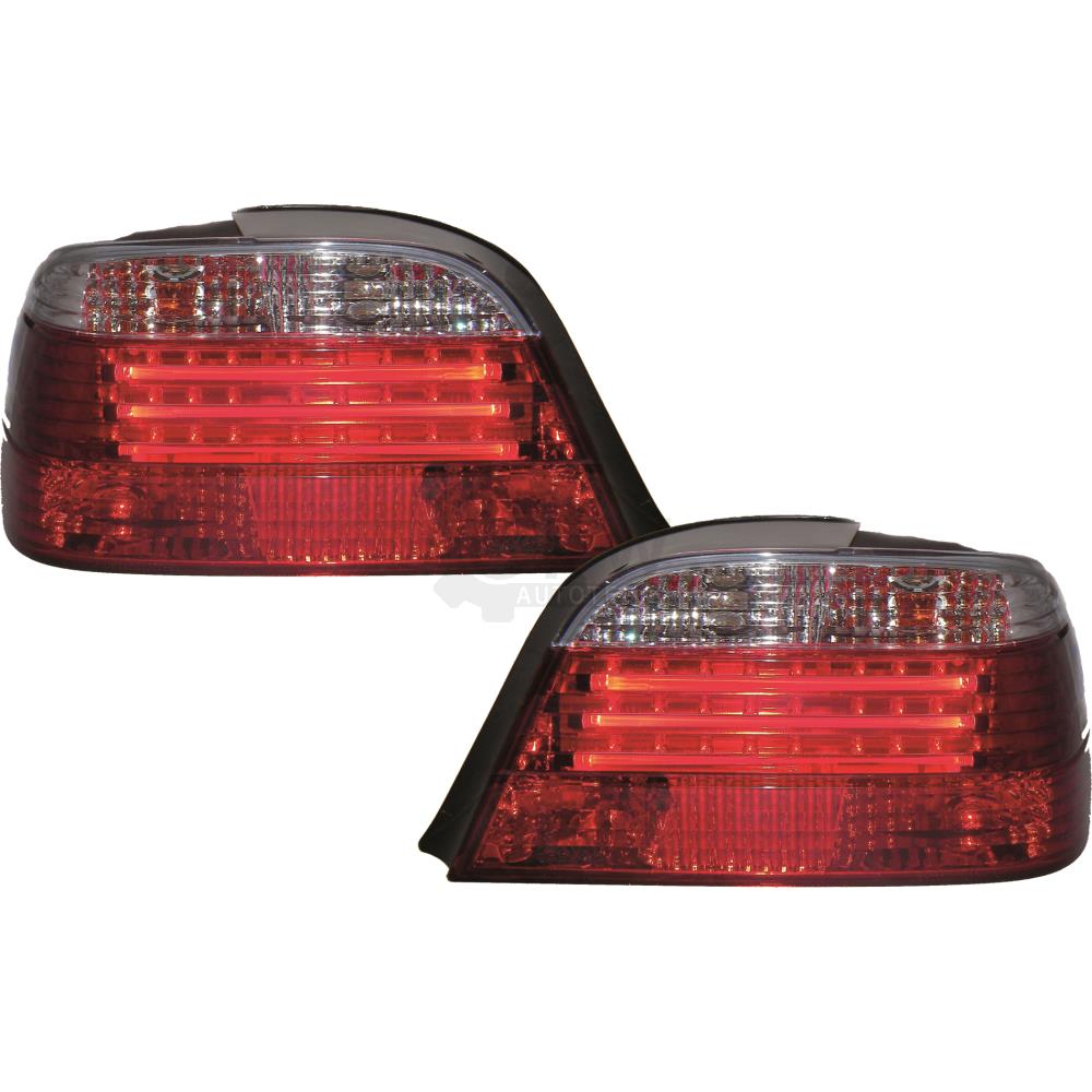 Design Rückleuchten Set (links & rechts) LED für BMW E38 7er 94-01 Klarglas 2JK