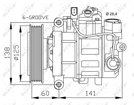 Kompressor Klimaanlage für Audi A6 A5 Cabriolet