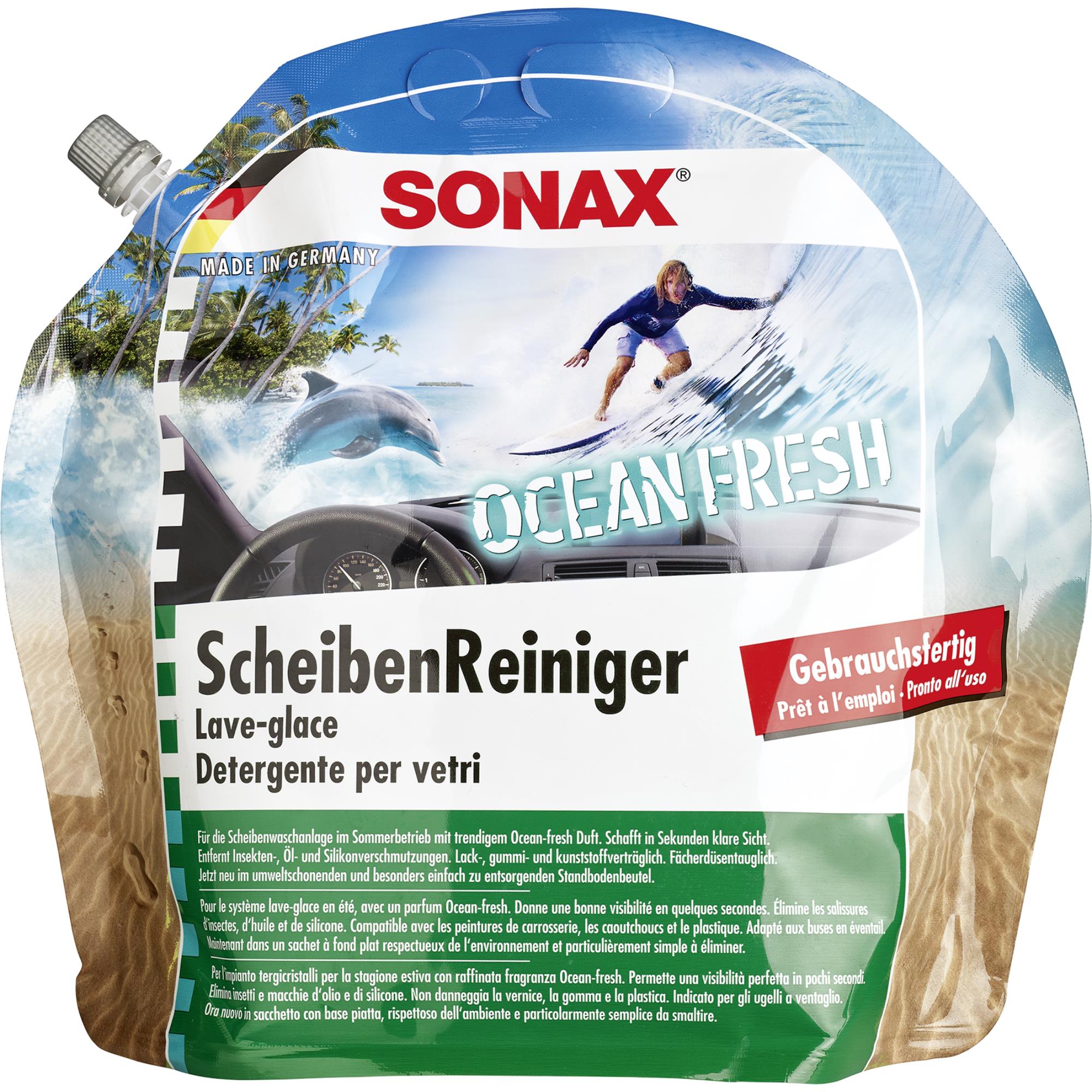 SONAX 03884410  ScheibenReiniger gebrauchsfertig Ocean-fresh 3 Liter