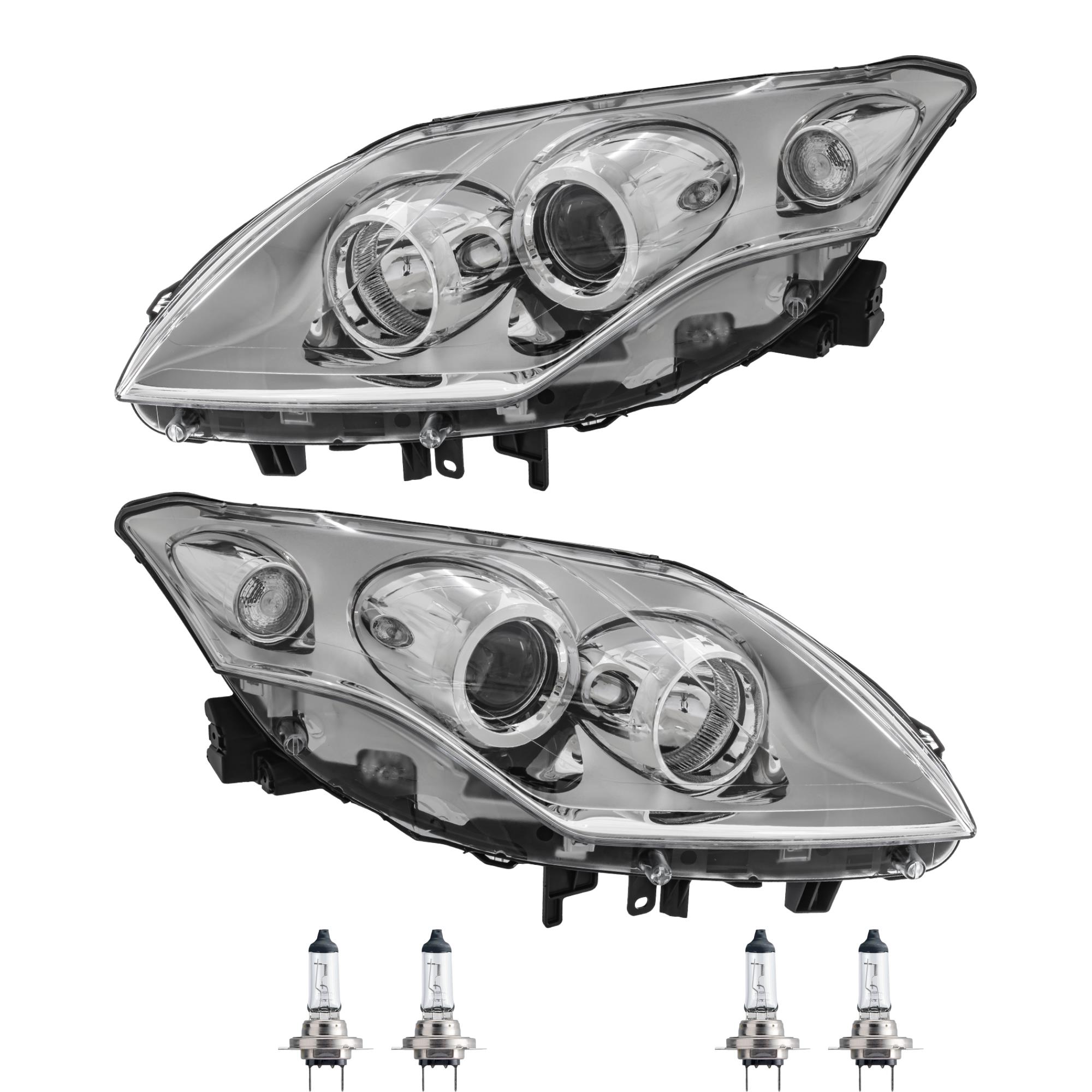 Scheinwerfer Set für Renault laguna III Bj. 07->> chrom H7+H7 56735098