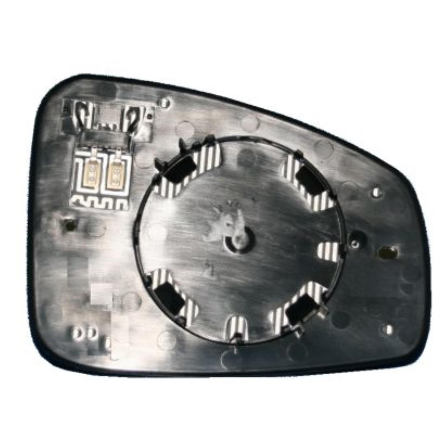 Spiegelglas Außenspiegel asphärisch links ABAKUS für Renault Megane III