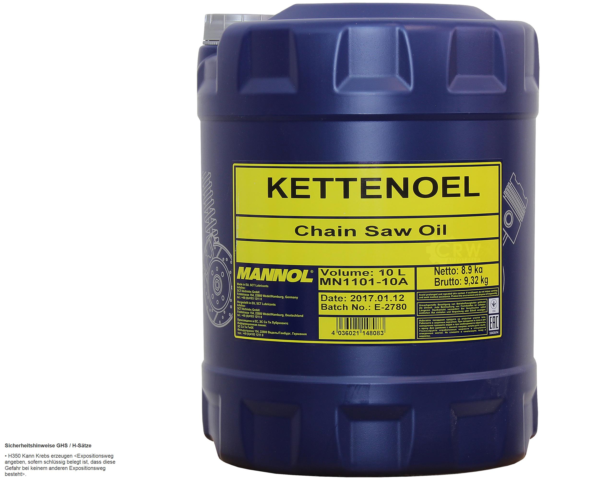 10 Liter  MANNOL Kettenoel Chain Oil Kettenöl