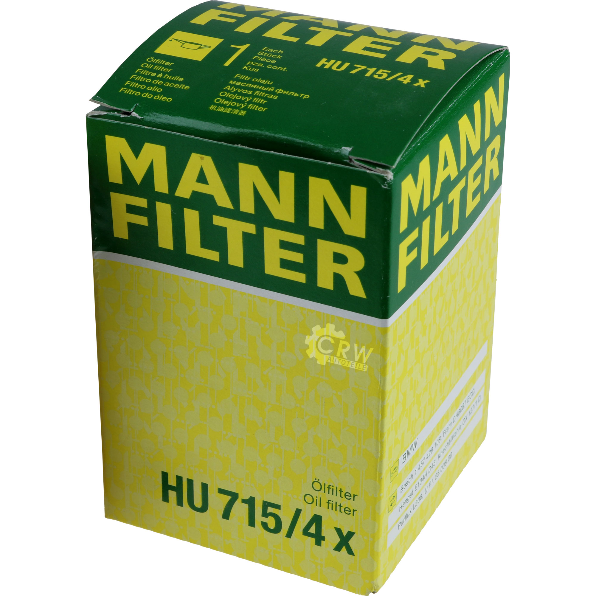 MANN-FILTER Ölfilter HU 715/4 x Oil Filter