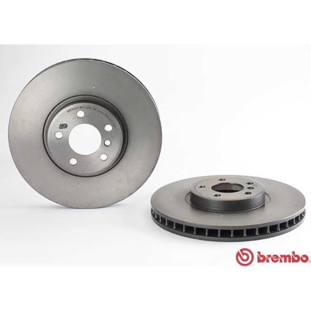 BREMBO Satz Bremsen Bremsscheiben belüftet vorne + Bremsbeläge für BMW X5 E53