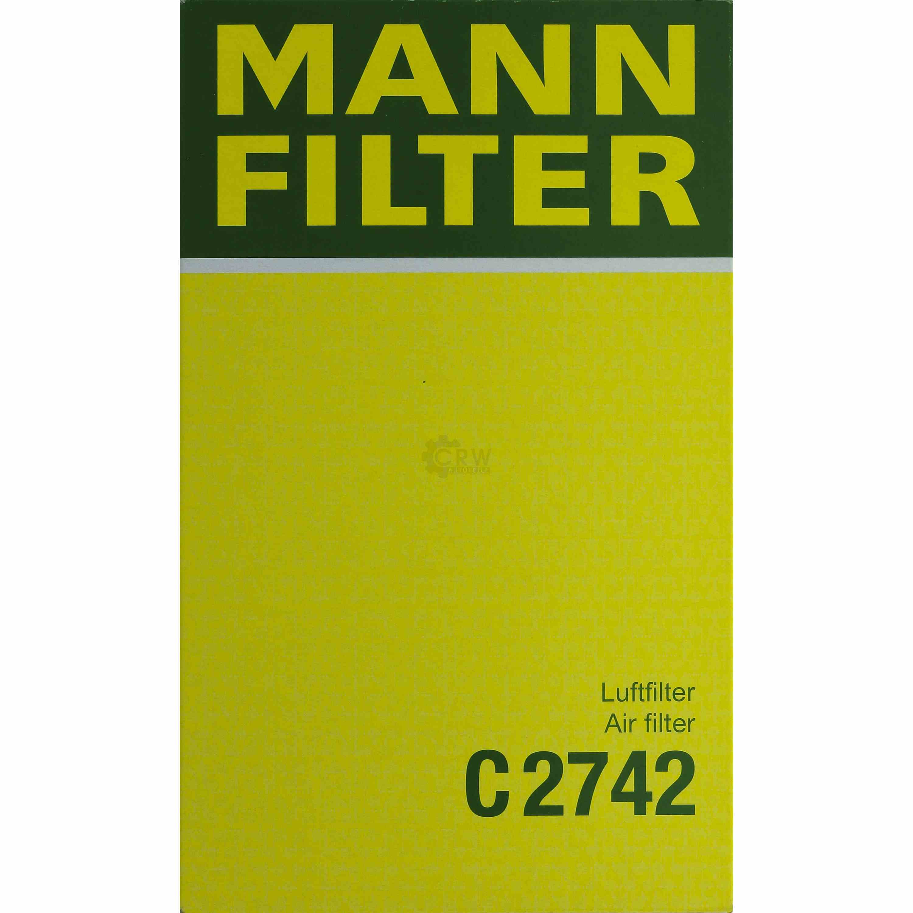 MANN-FILTER Luftfilter für Hyundai Atos MX 1.1
