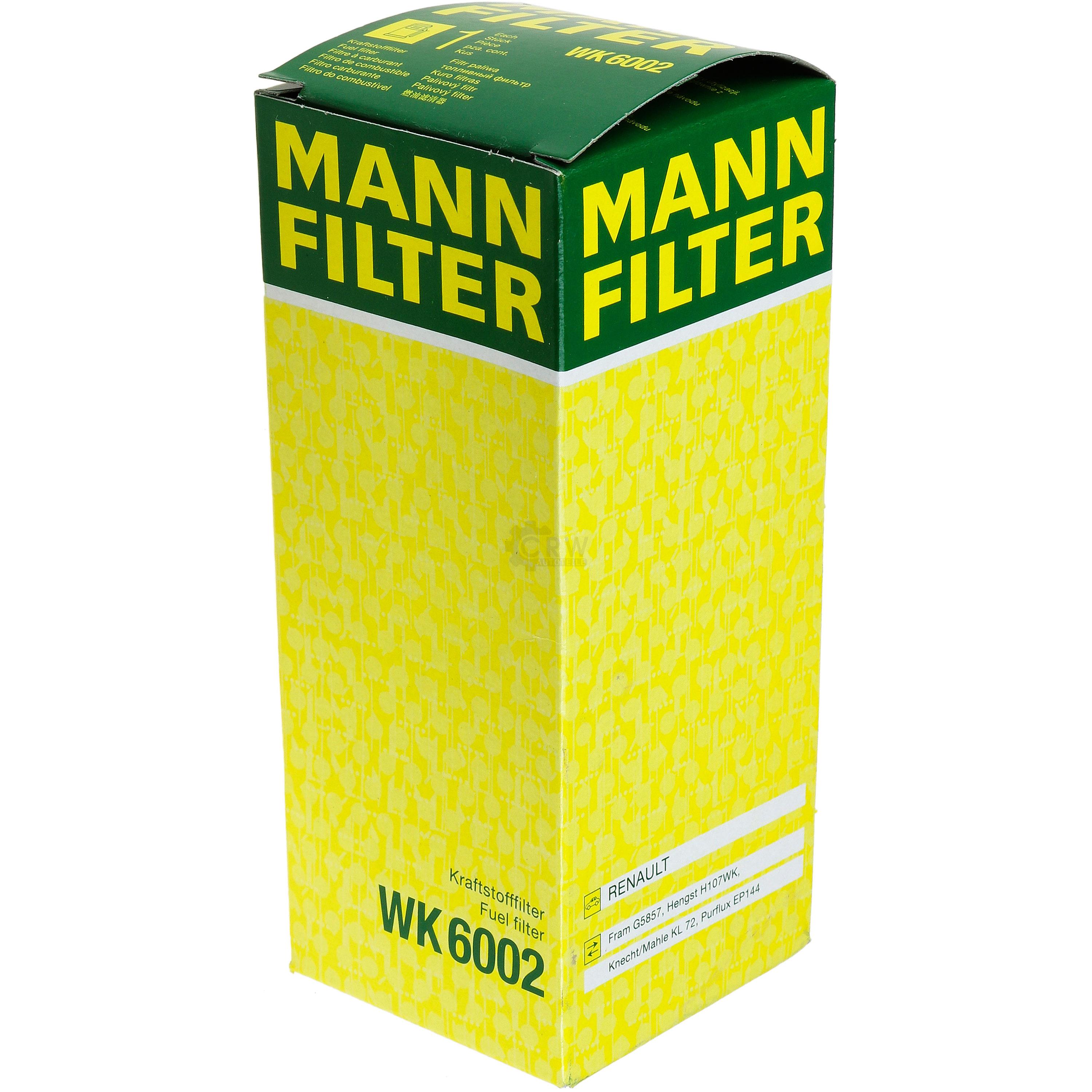 MANN-FILTER Kraftstofffilter WK 6002 Fuel Filter