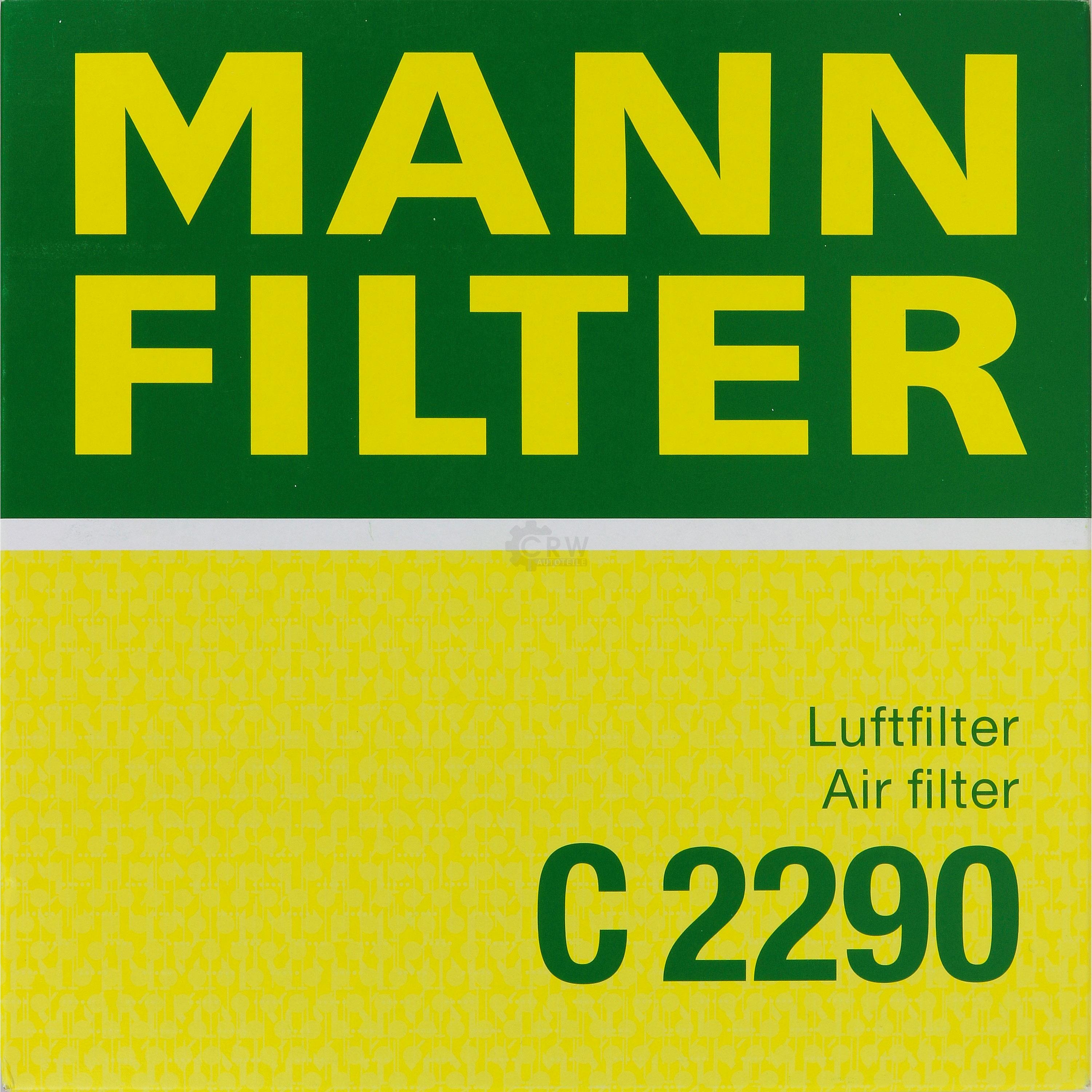 MANN-FILTER Luftfilter für Porsche 914 VW 412 Variant 411412