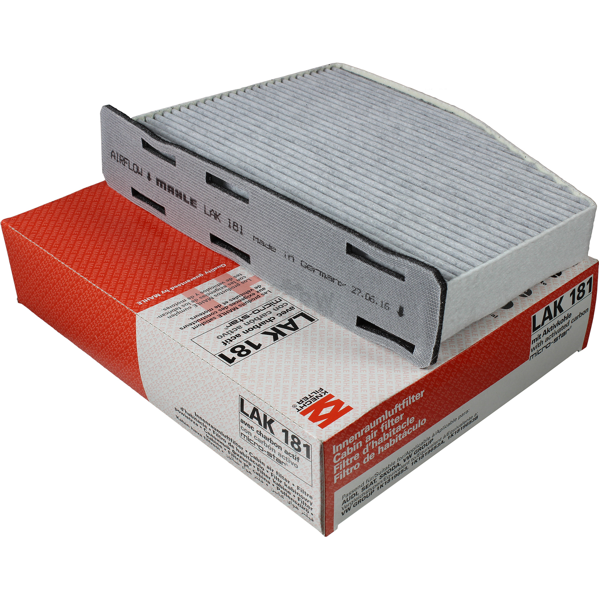 MAHLE Filter Innenraumluft für VW Golf V 1K1 1.4 16V 1.6 Touran 1T1 1T2 2.0