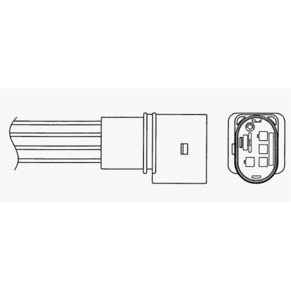 Lambdasonde 1851 für Seat Altea 5P1 XL 5P5 5P8 5P2 Audi A3 Cabriolet 8P7 Sportback 8PA 8P1