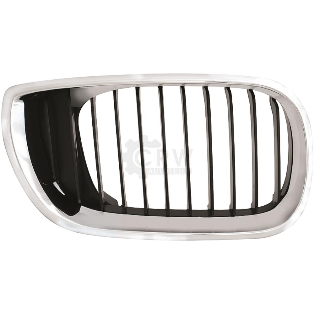 Grill Kühlergrill rechts für BMW 3er E46 Limo Touring Bj 01-05 mit Chromrand X6G