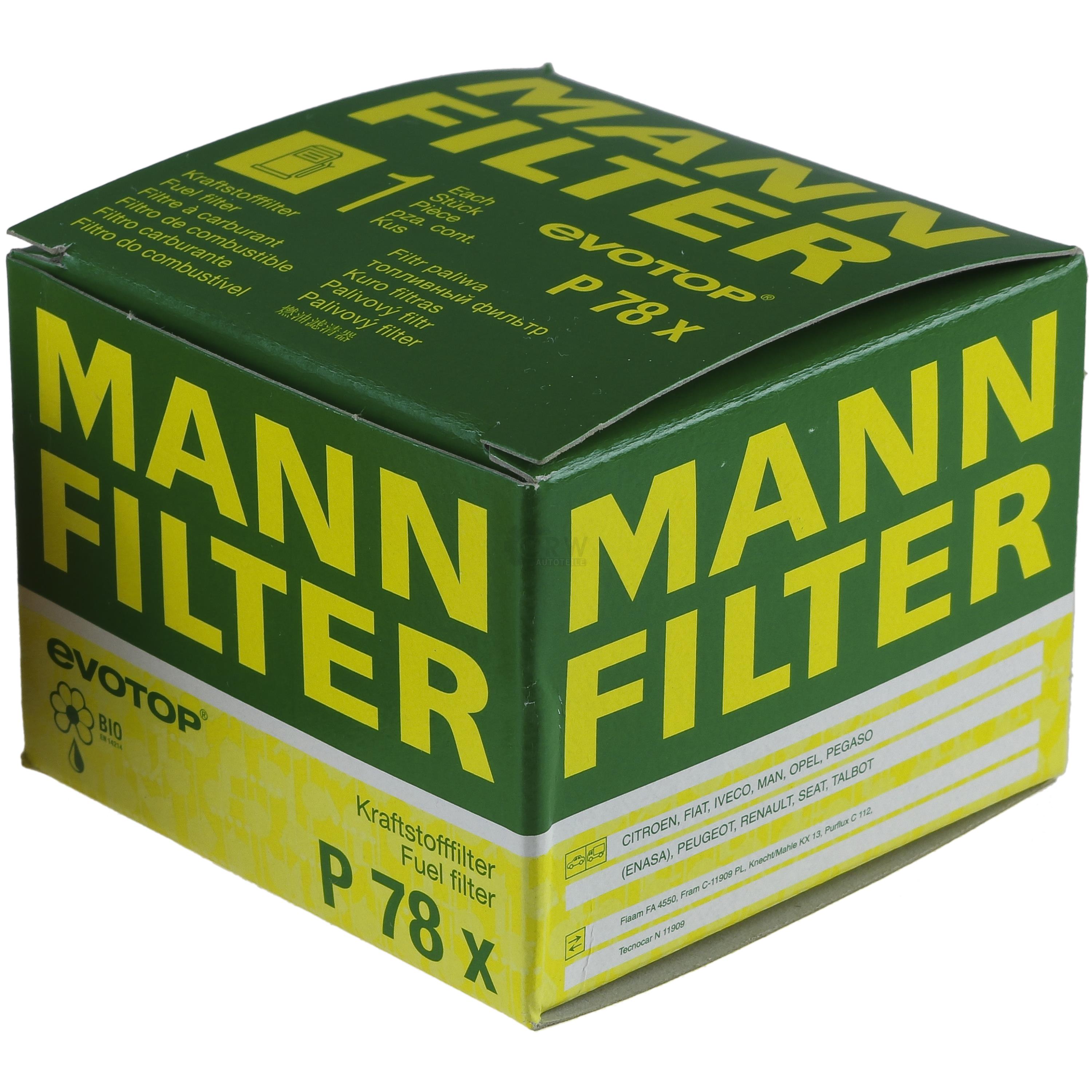 Kraftstofffilter P 78 x für Peugeot J5 Kasten 290L J9 Bus 290P 280P Fiat 242-Serie 242_ Tagora MA