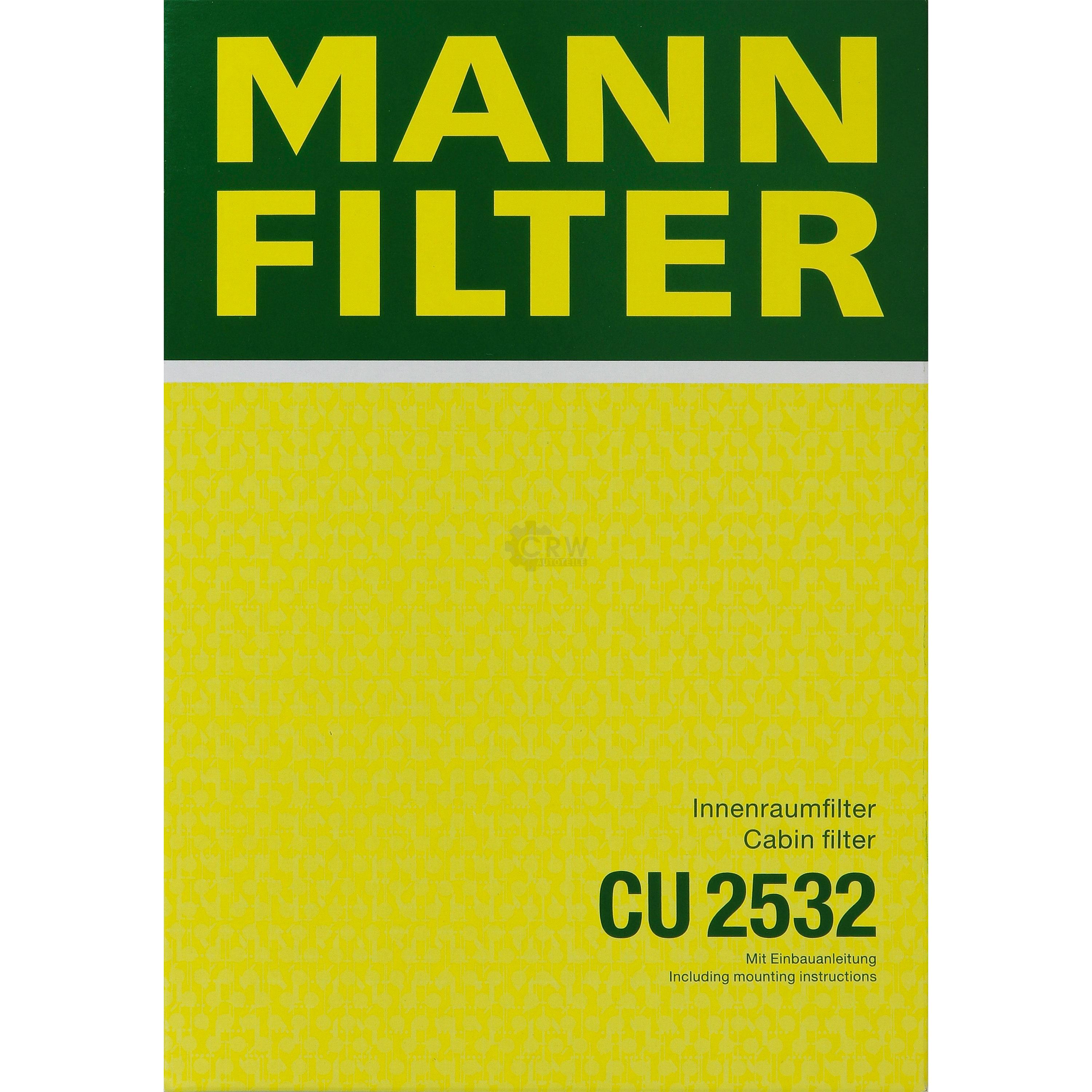 MANN-FILTER Innenraumfilter Pollenfilter CU 2532
