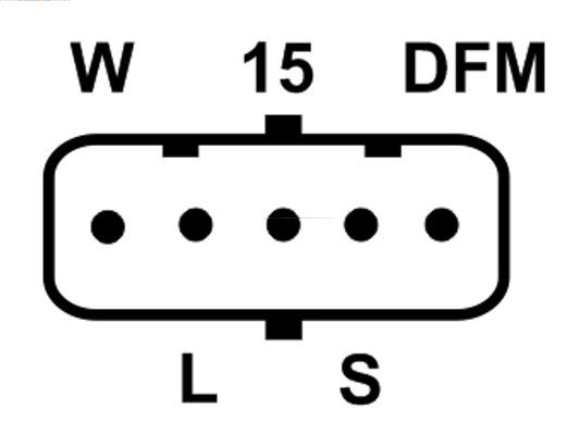 AS-PL Generatorregler Lichtmaschinenregler 24V für VW Touareg 7LA 7L6 7L7