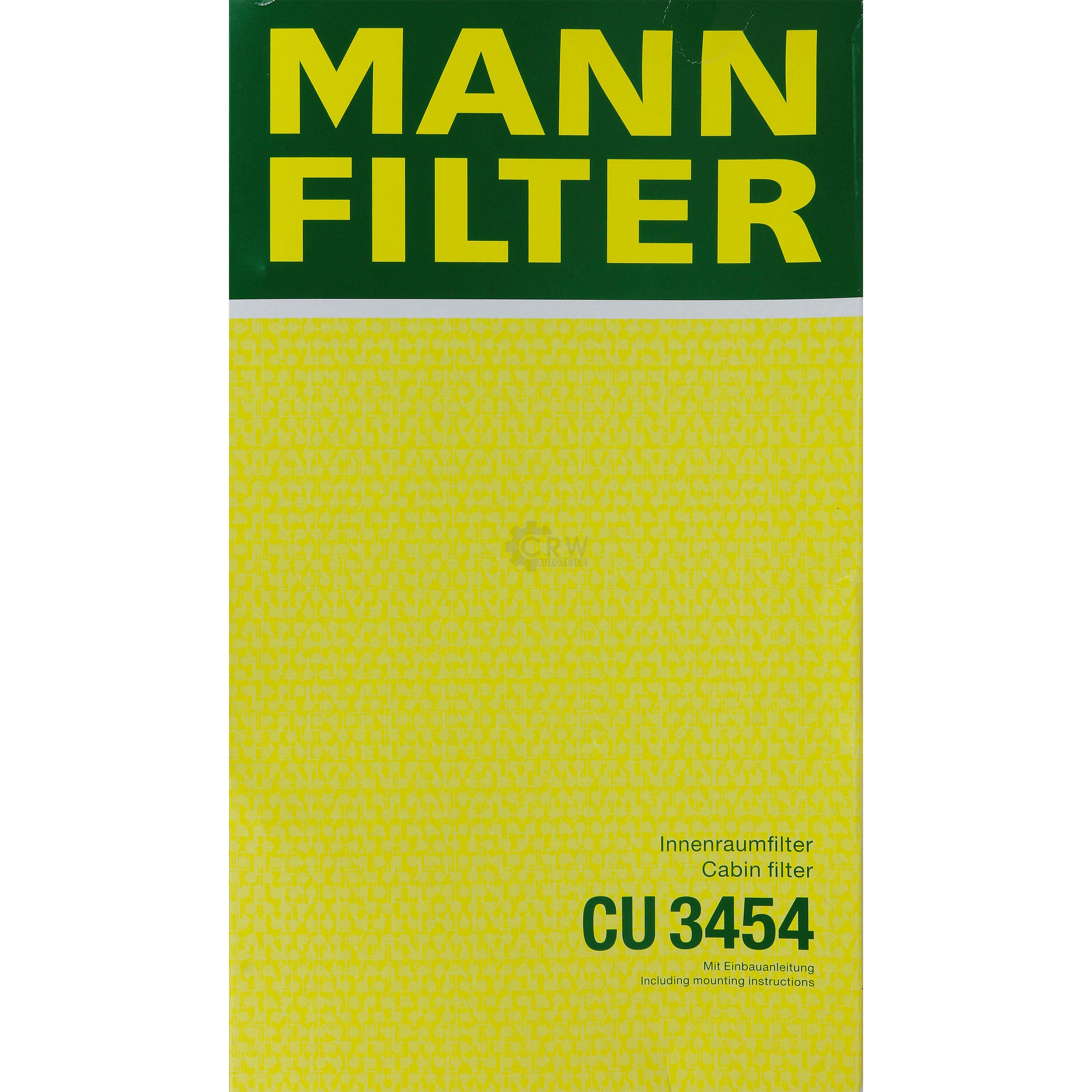 MANN-FILTER Innenraumfilter Pollenfilter CU 3454
