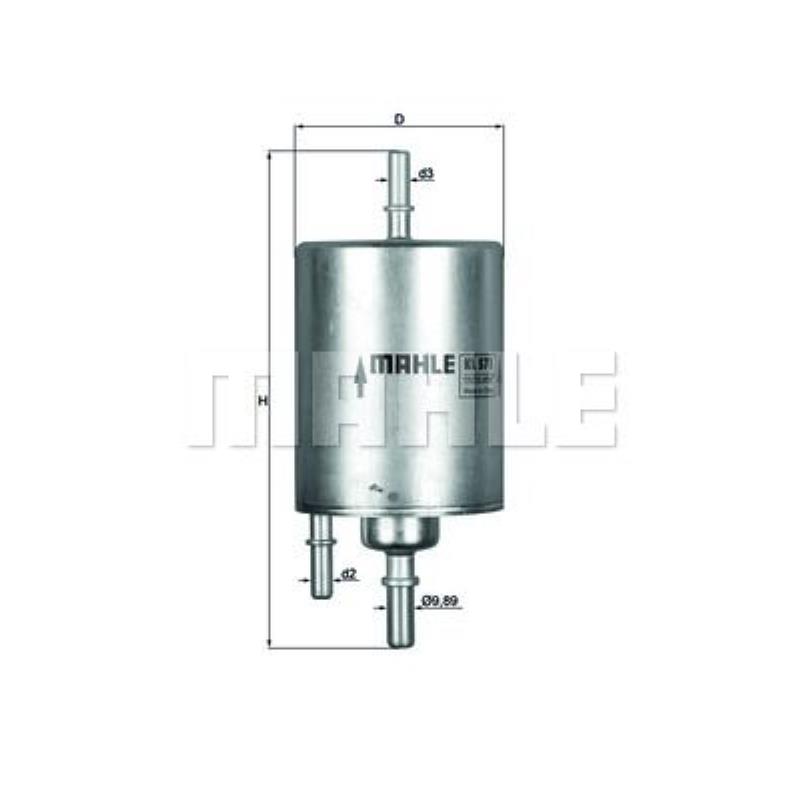 MAHLE / KNECHT Kraftstofffilter KL 571 Fuel Filter