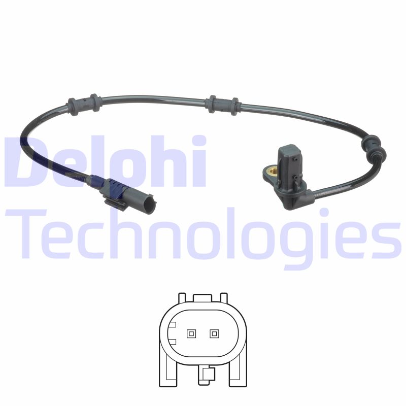 DELPHI Sensor, Raddrehzahl SS20593