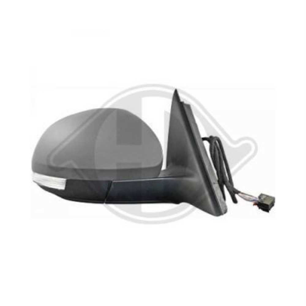 Außenspiegel Spiegel rechts grundiert mit Blinklicht für Skoda Yeti 5L