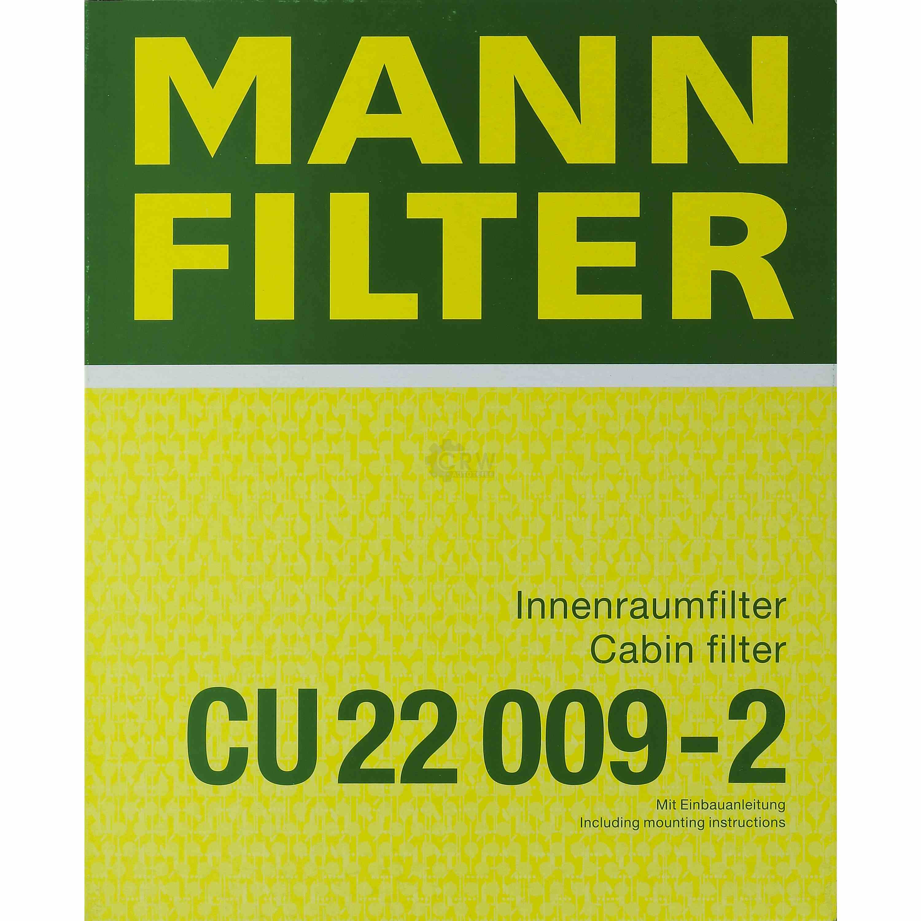 MANN-FILTER Filter Innenraumluft für Ssangyong Actyon Sports I QJ 2.0 XDi 4WD