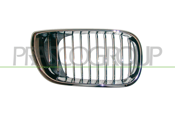 Kühlergitter vorne rechts für BMW 3er E46 Bj. 09.01-> verchromt B1F