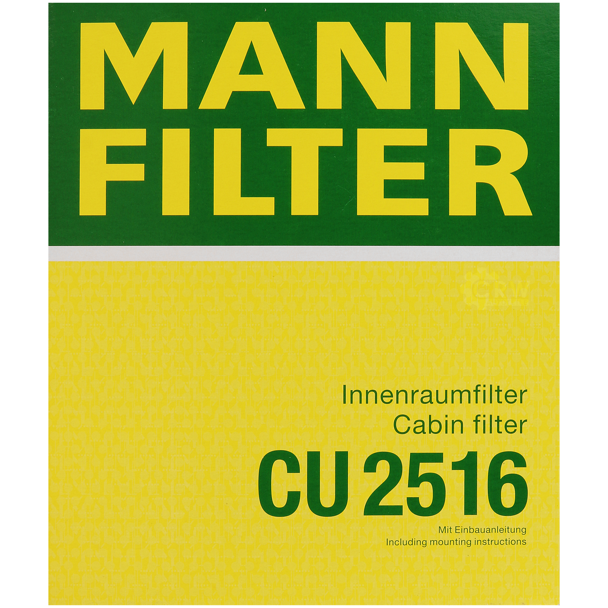 MANN-FILTER Innenraumfilter Pollenfilter CU 2516