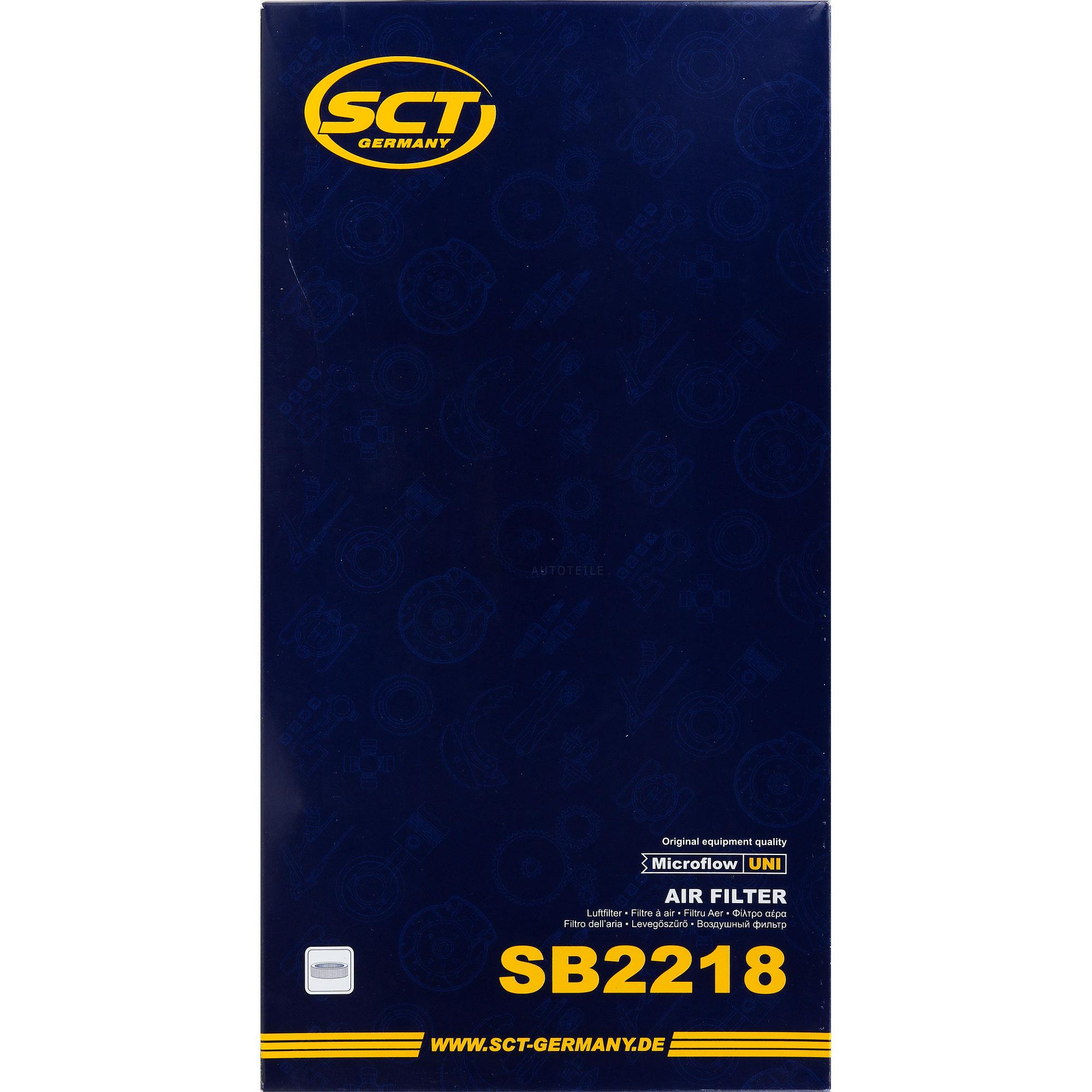SCT Luftfilter Motorluftfilter SB 2218 Air Filter