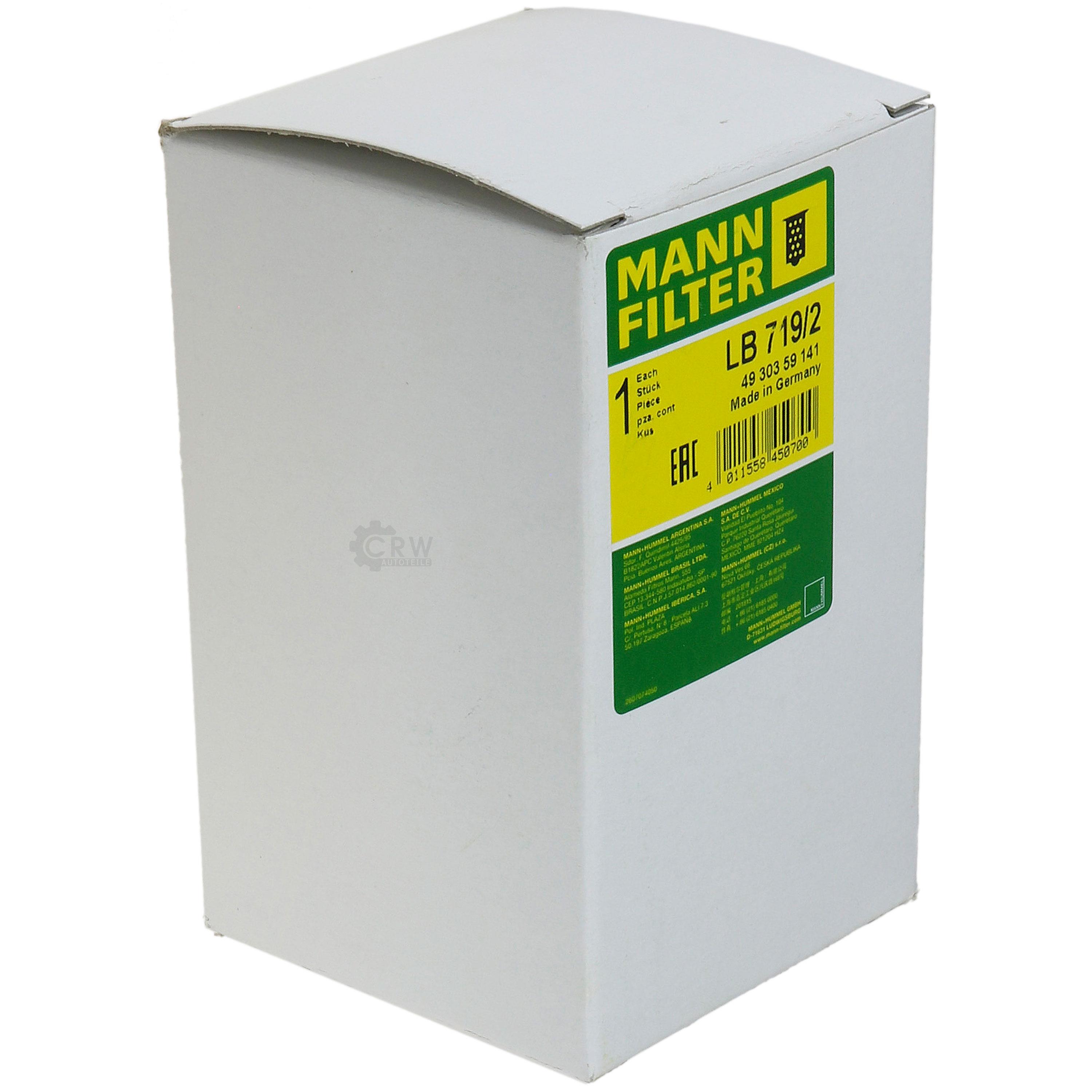 MANN-FILTER für Drucklufttechnik LB 719/2