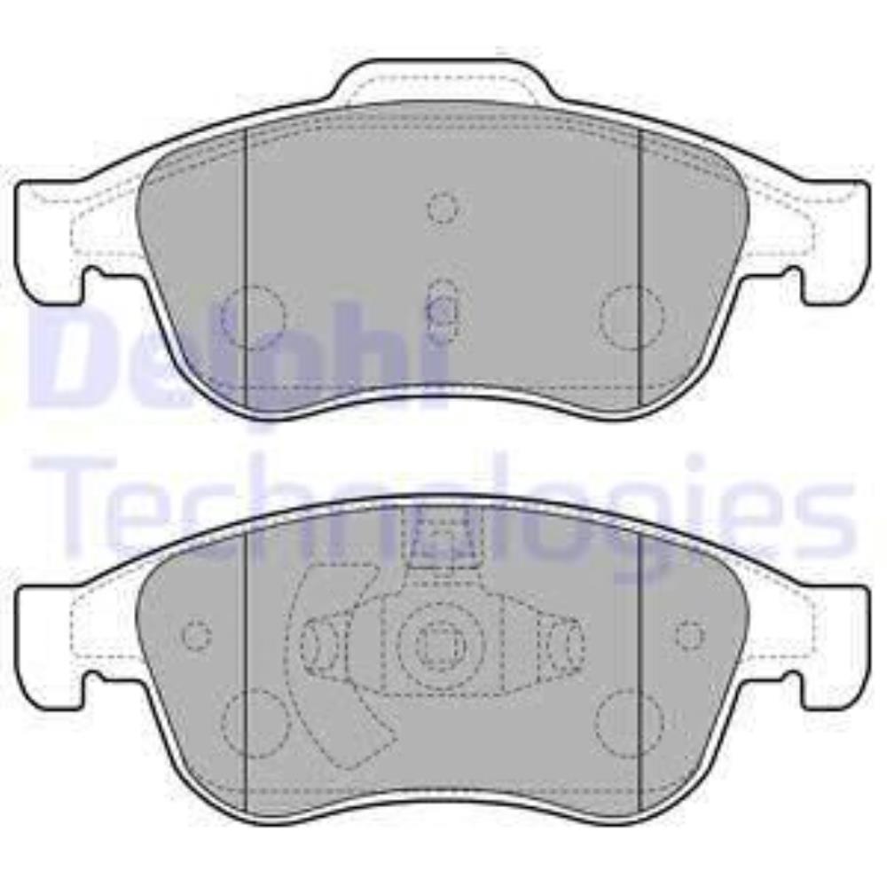 DELPHI Bremsbeläge vorne für Renault Captur Scénic III Dacia Duster Lodgy