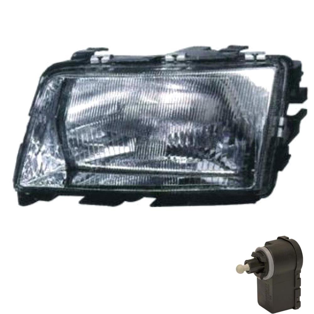 Halogen Scheinwerfer links für Audi 100 C4 Bj. 90-94 inkl. Motor H4