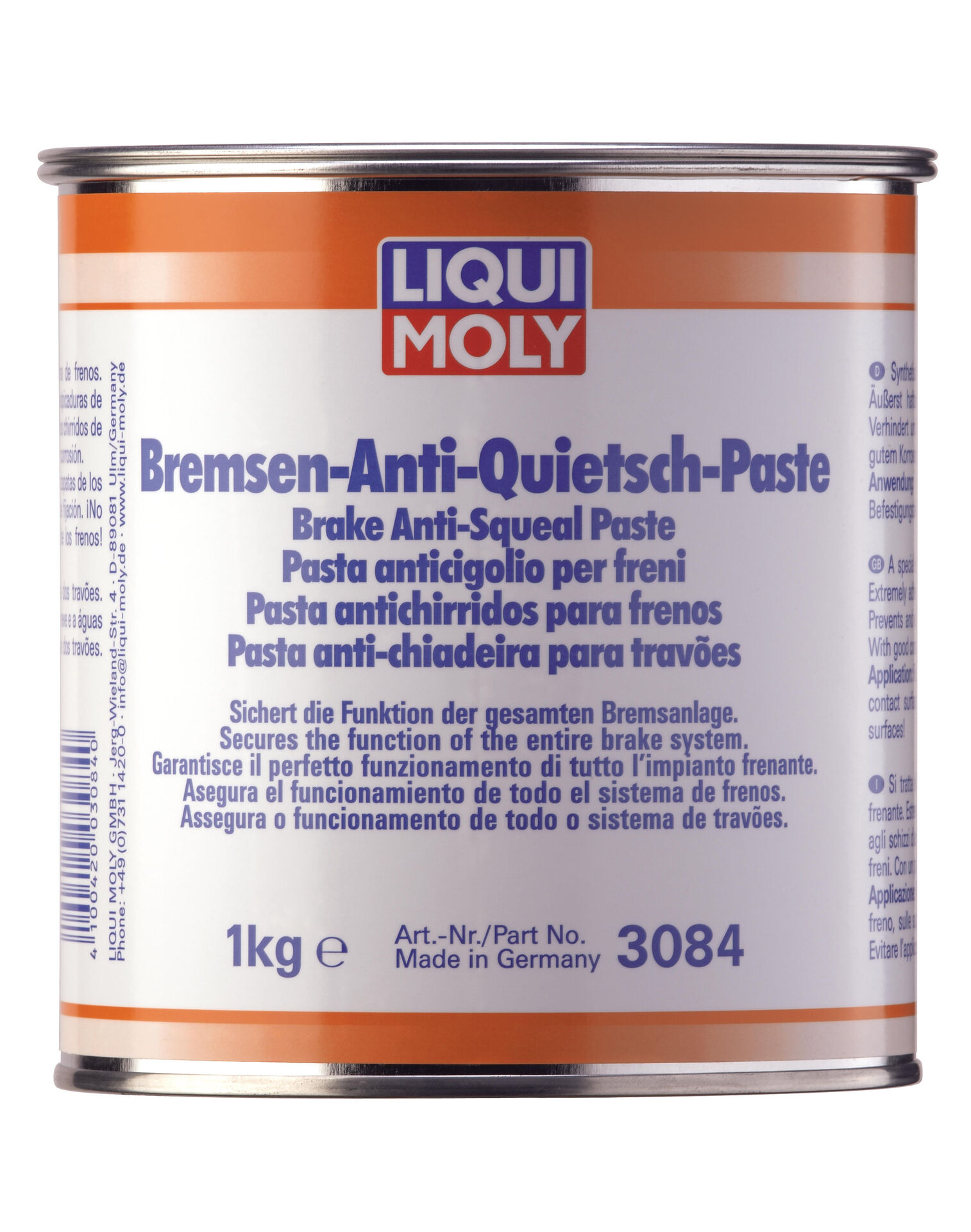 Liqui Moly Bremsen Anti Quietsch Paste Montagepaste 1kg