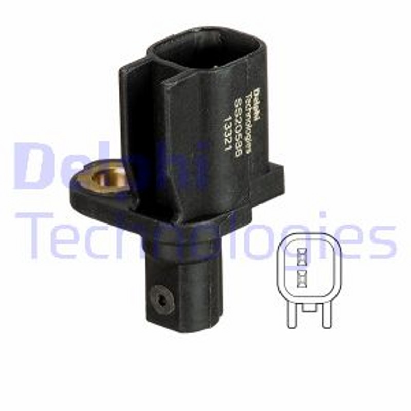 DELPHI Sensor, Raddrehzahl SS20586