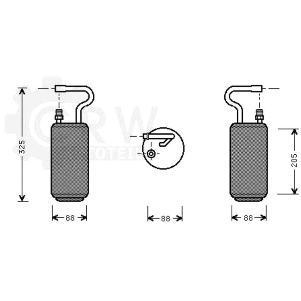 Trockner Klimaanlage für Volvo 850 Kombi LW 2.4 2.5 TDI 855 V70 I P80_ 875