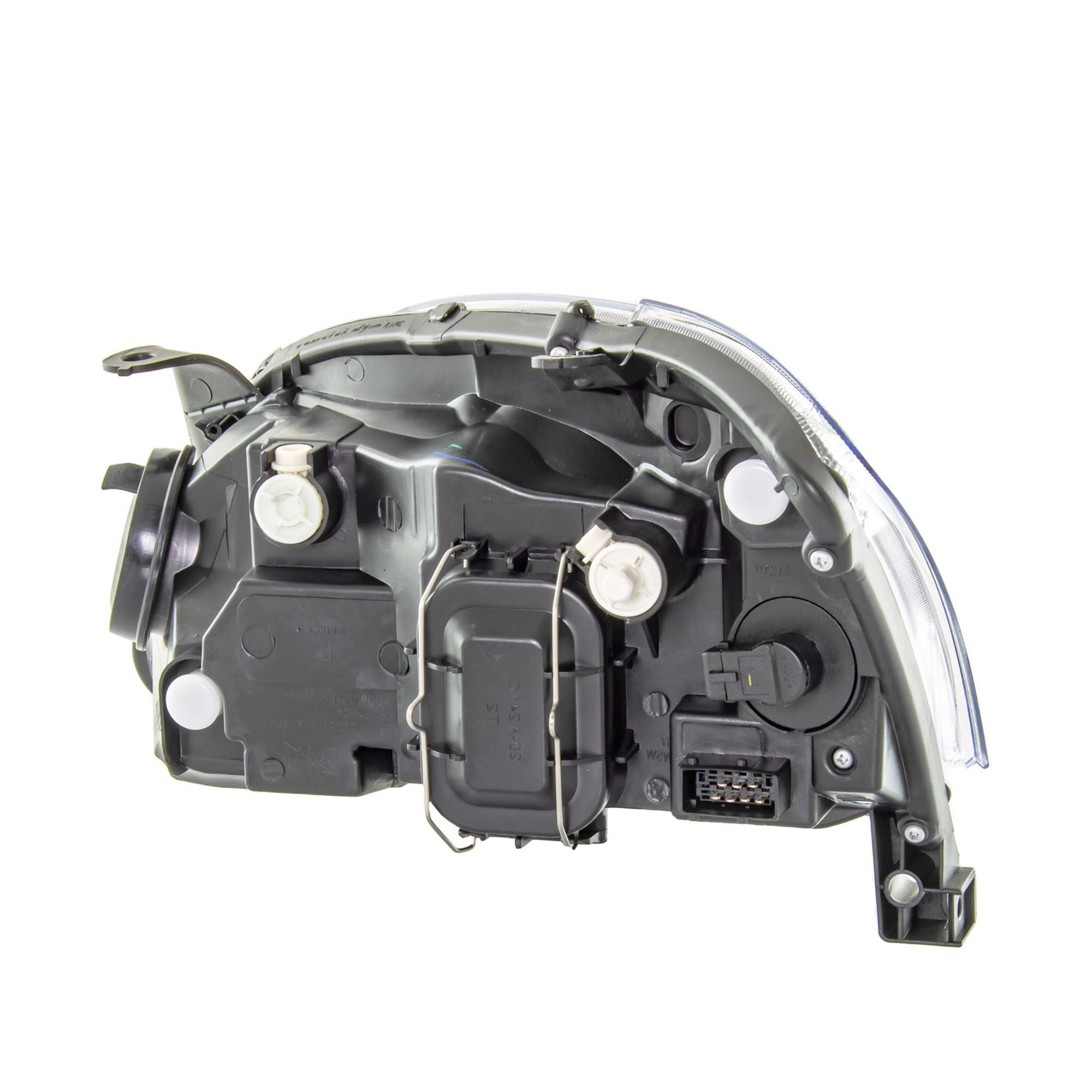 Halogen Scheinwerfer rechts für Toyota Corolla (E12) 07.04-01.07 H7/H7 mit Motor