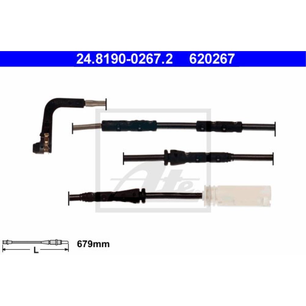 ATE Satz Bremsen Bremsscheiben Ø300 + Bremsbeläge vorne für BMW 3er Touring E91
