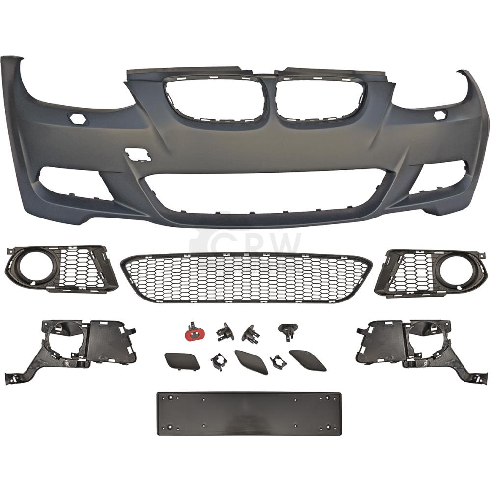 Stoßstange vorne grundiert für BMW 3er E92 E93 Bj. 06-09 Sport Optik 