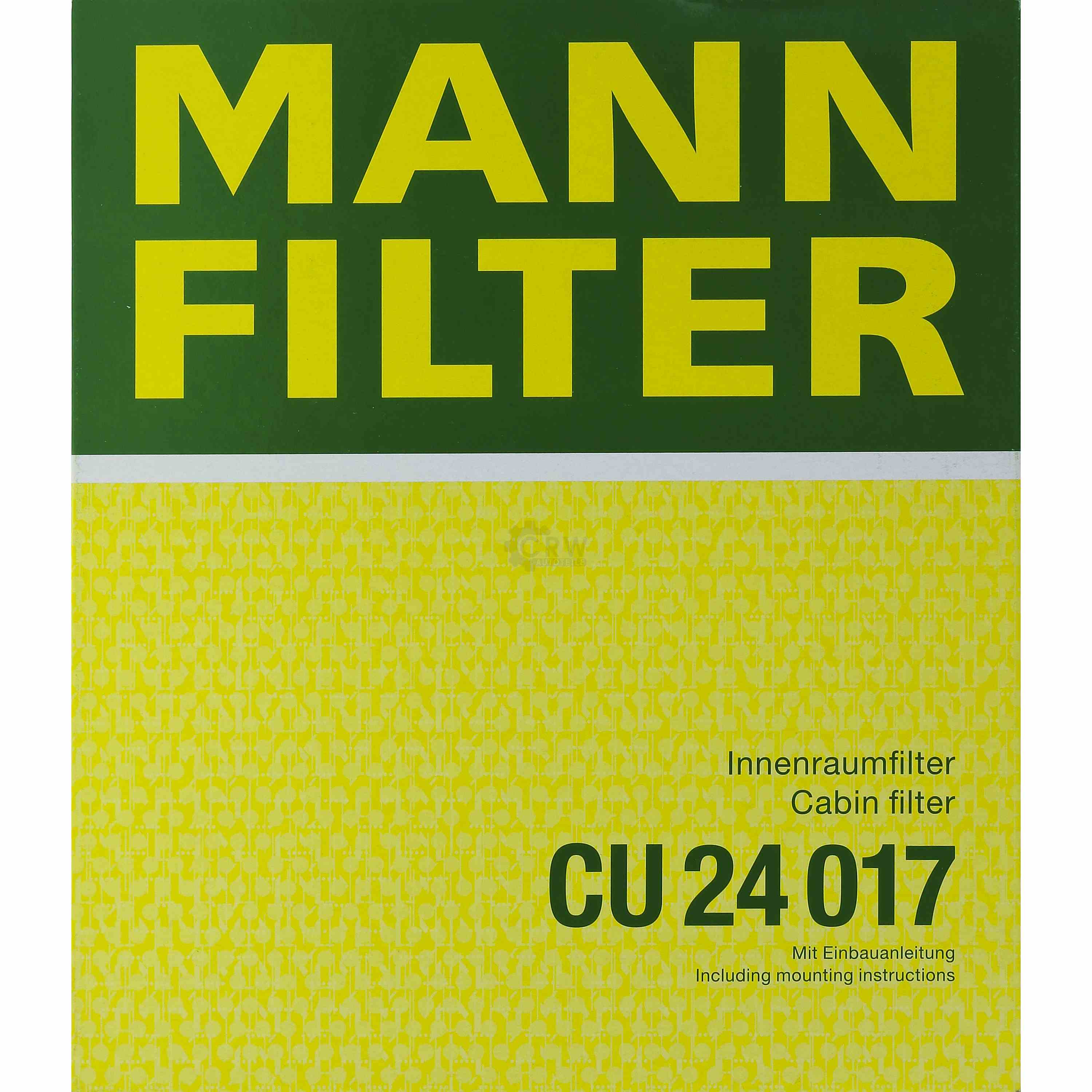 MANN-FILTER Filter Innenraumluft für KIA Sorento III UM 2.2 CRDi 4WD Toyota